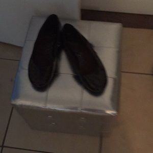 Patent Leopard Flats